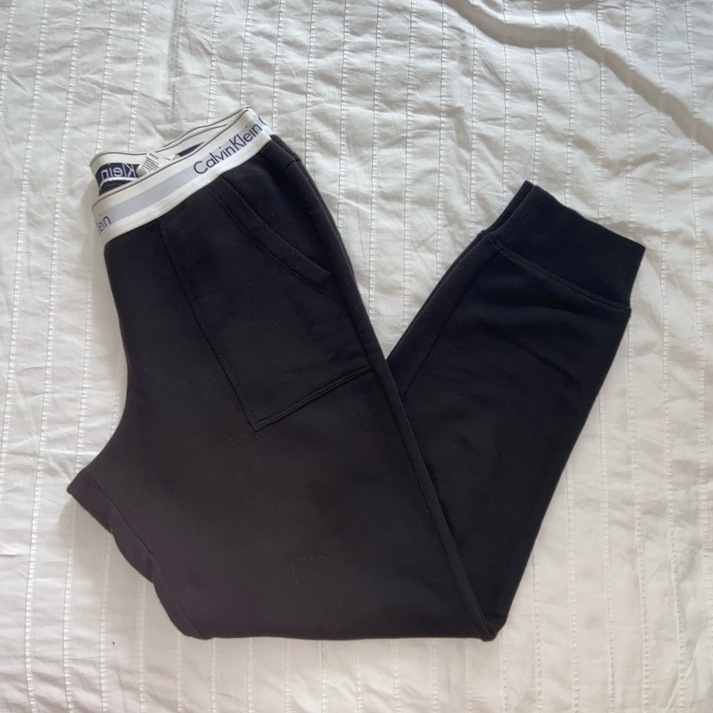 Black Calvin Klein joggers